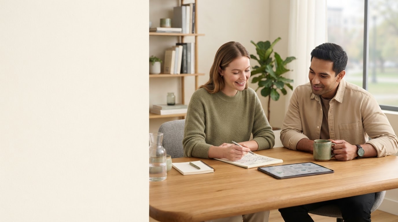 Mynt Styringsor — investor som analyserer data på laptop fra et fjernarbeidssted